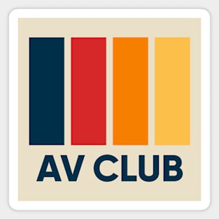 AV Club Bars Magnet